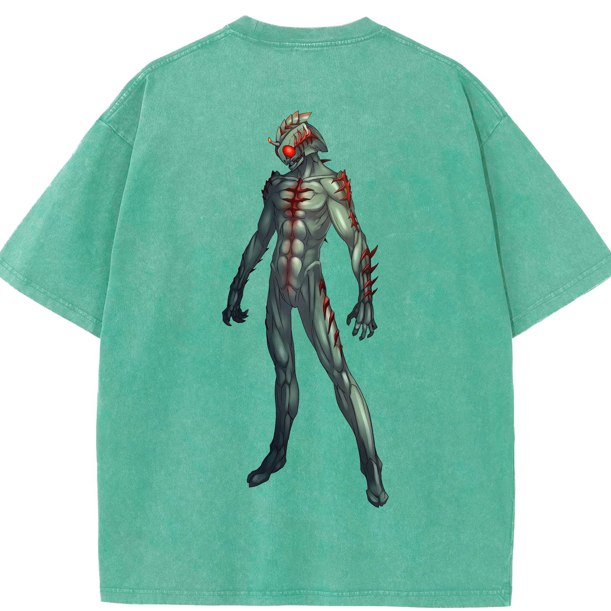 （画像用） ウルトラマン Ultraman 綿100% ヴィンテージ風 半袖Tシャツ（背面プリント）